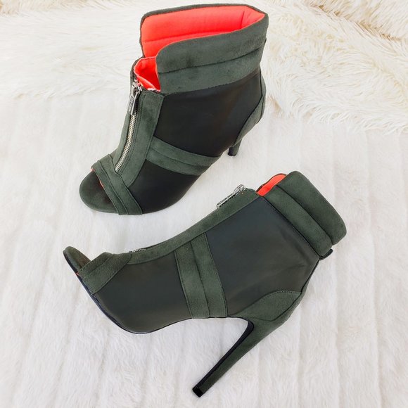 Cape Robbin Shoes - Front Zipper 4" High Heel Ankle Boots